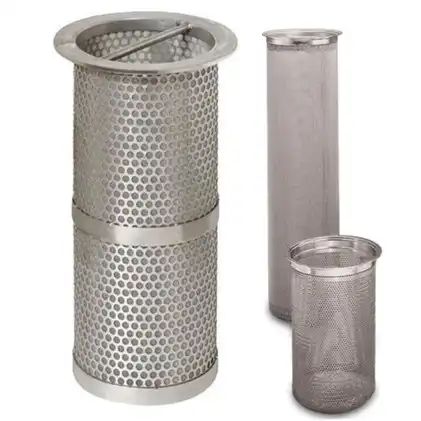 ss strainer filter elements basket filter elements twin basket strainer fuel oil water filter elements